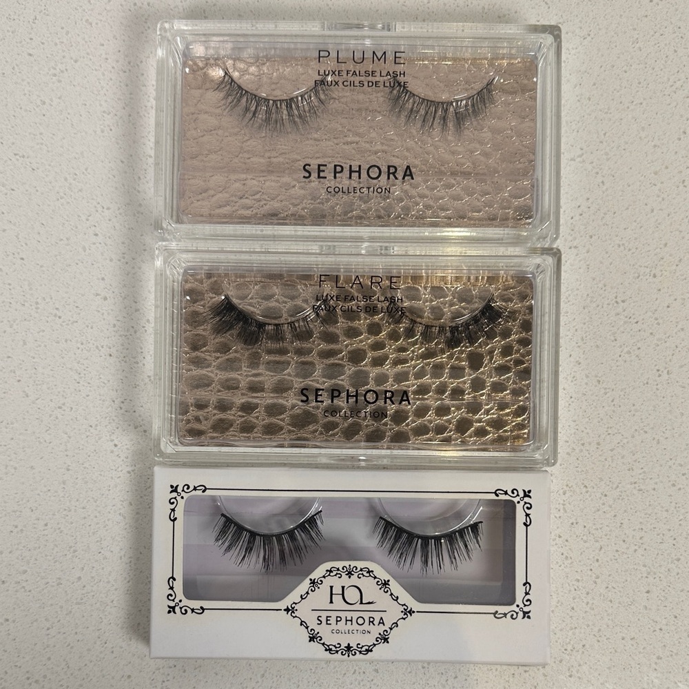 [MAKEUP] Sephora Collection Luxe False Lashes Bundle Plume Flare Seductress Set